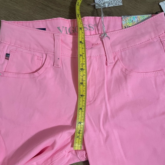 NWT Girls pink skinny Jeans Vigoss size 12 - Picture 8 of 9